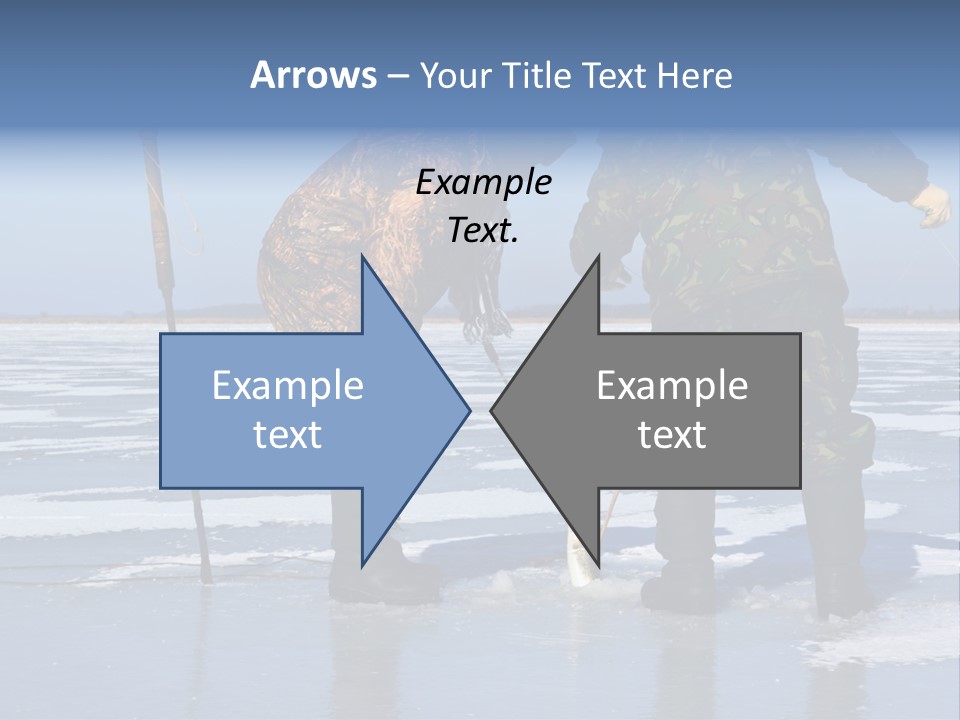 Success Fisherman Ladle PowerPoint Template