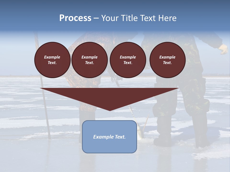 Success Fisherman Ladle PowerPoint Template