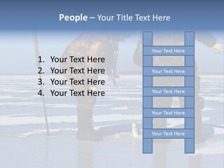 Success Fisherman Ladle PowerPoint Template