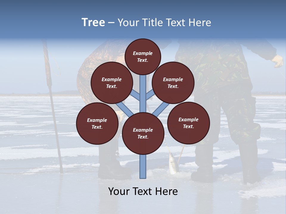 Success Fisherman Ladle PowerPoint Template