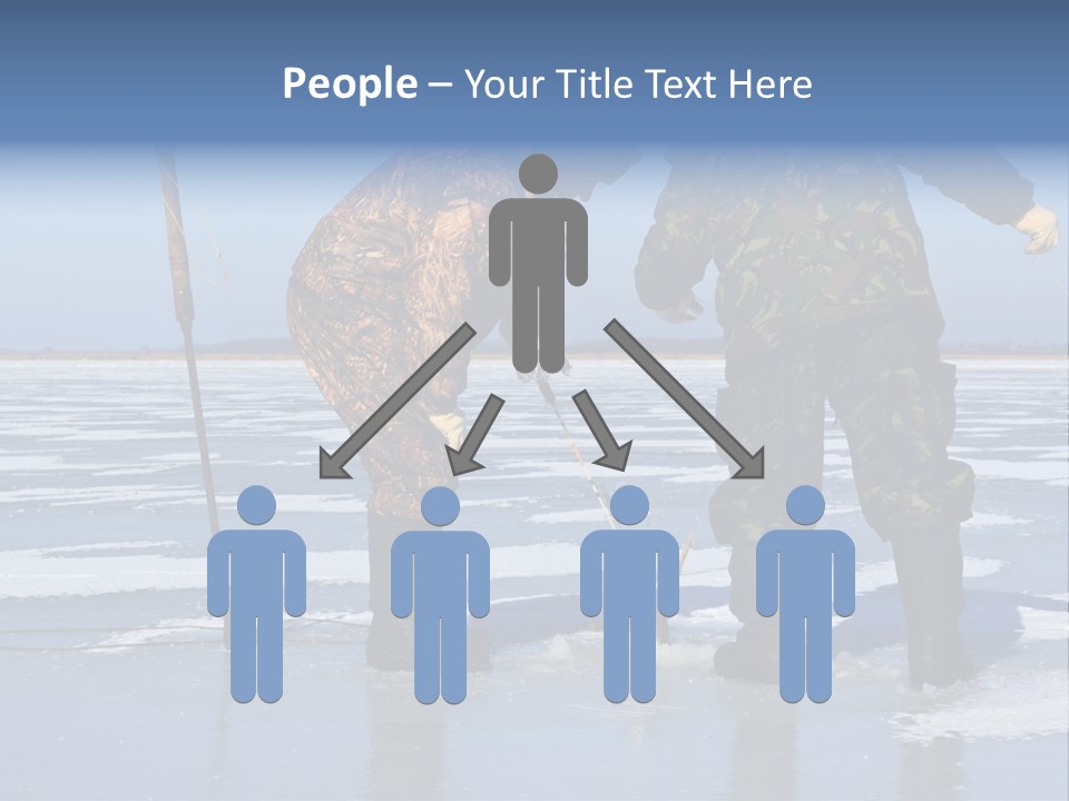 Success Fisherman Ladle PowerPoint Template