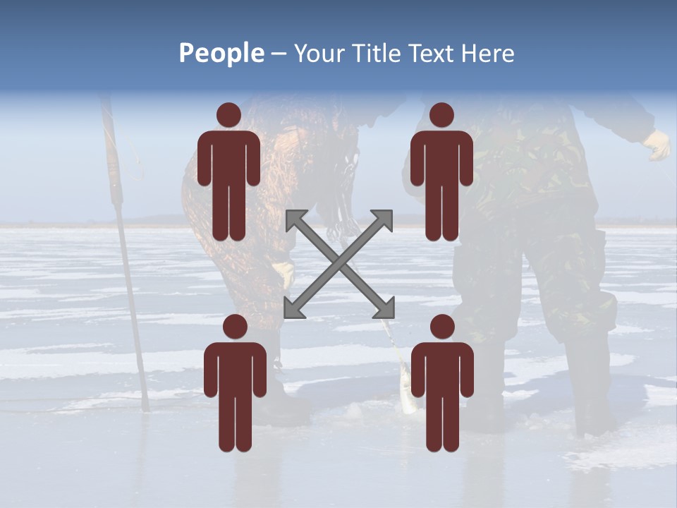 Success Fisherman Ladle PowerPoint Template