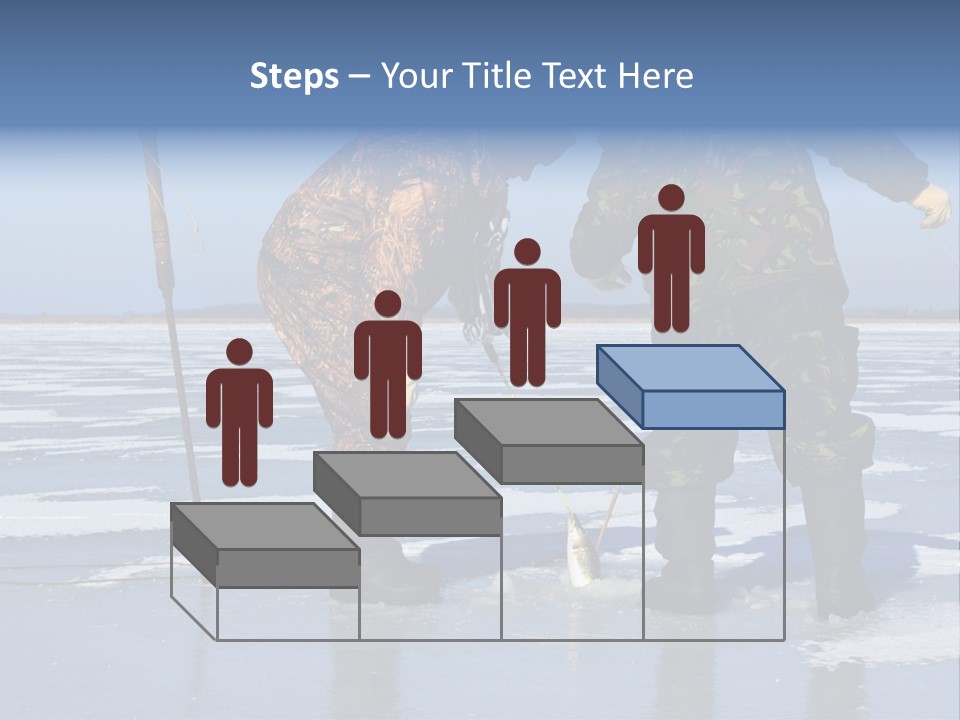 Success Fisherman Ladle PowerPoint Template