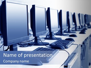 Personnel College Center PowerPoint Template