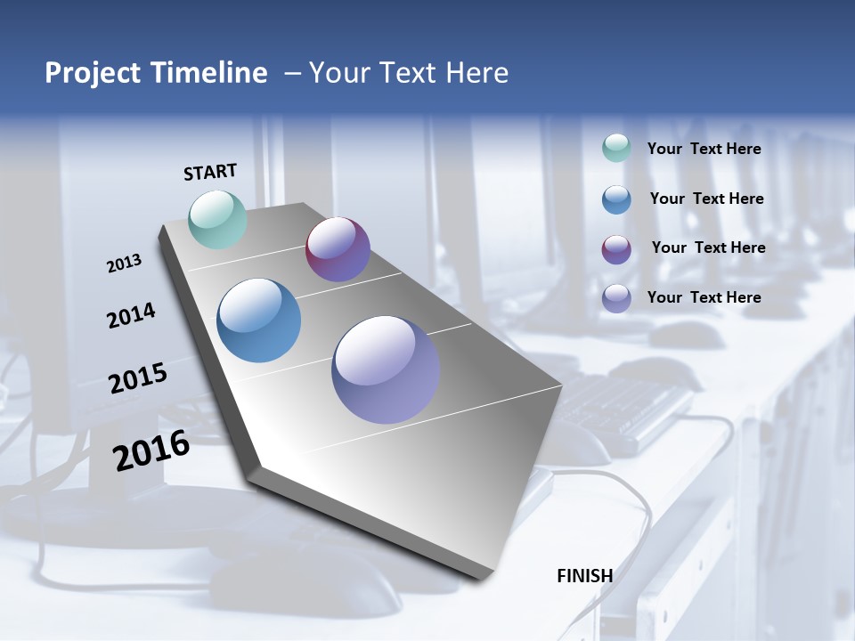 Personnel College Center PowerPoint Template