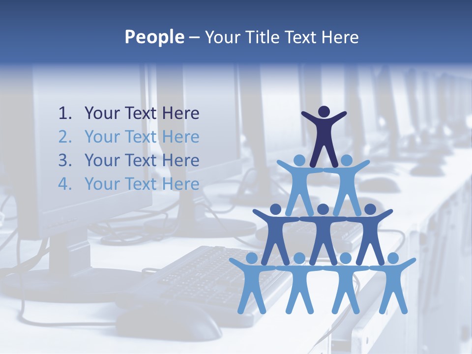 Personnel College Center PowerPoint Template