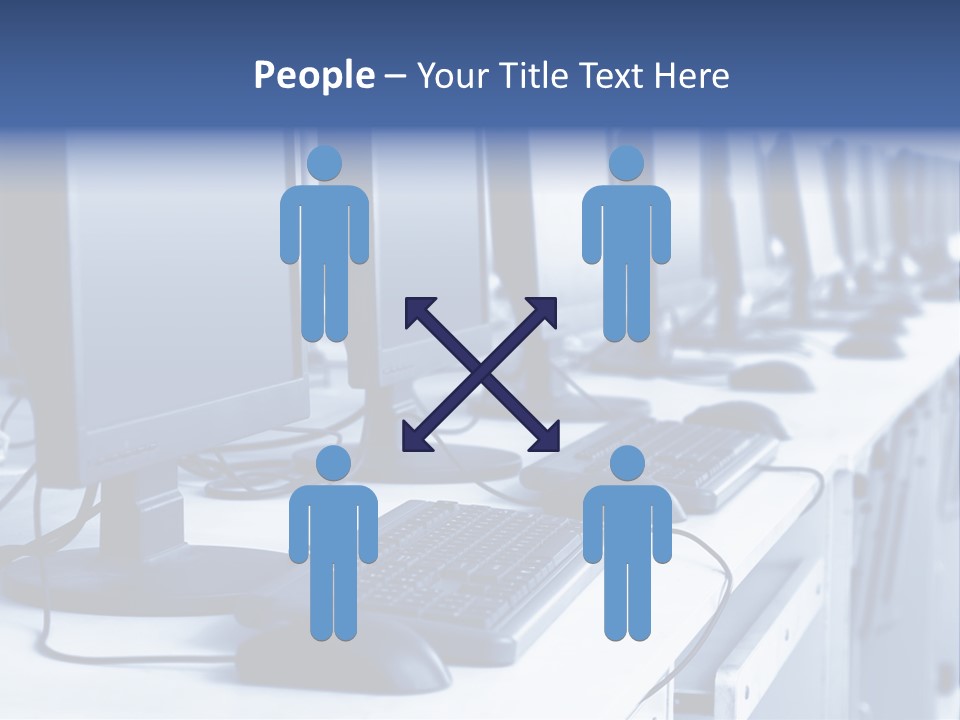 Personnel College Center PowerPoint Template