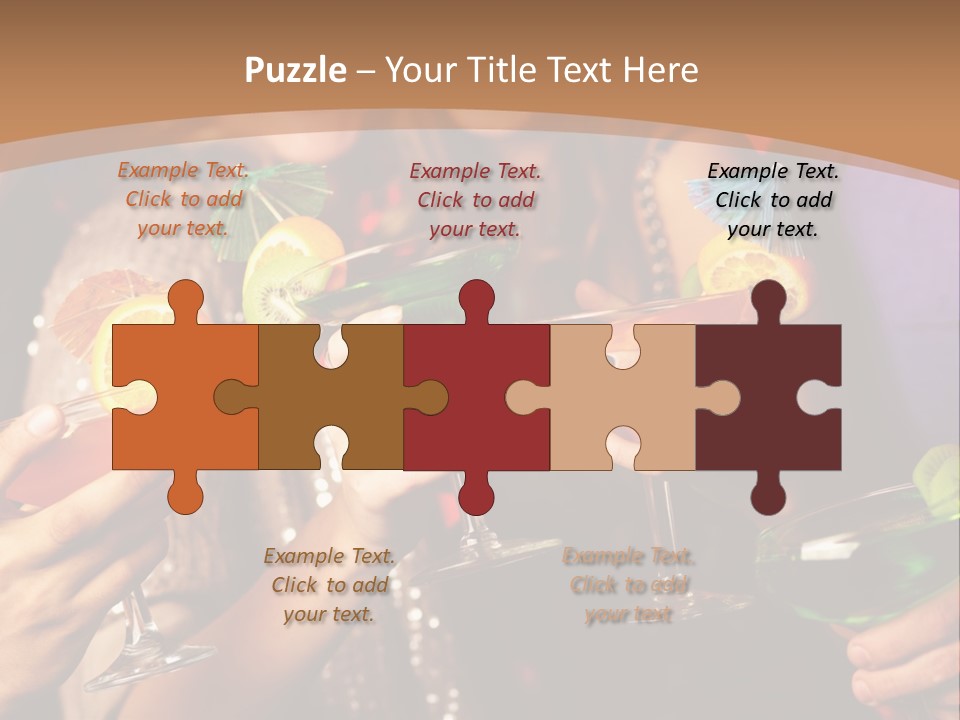 Male Guy Bar PowerPoint Template