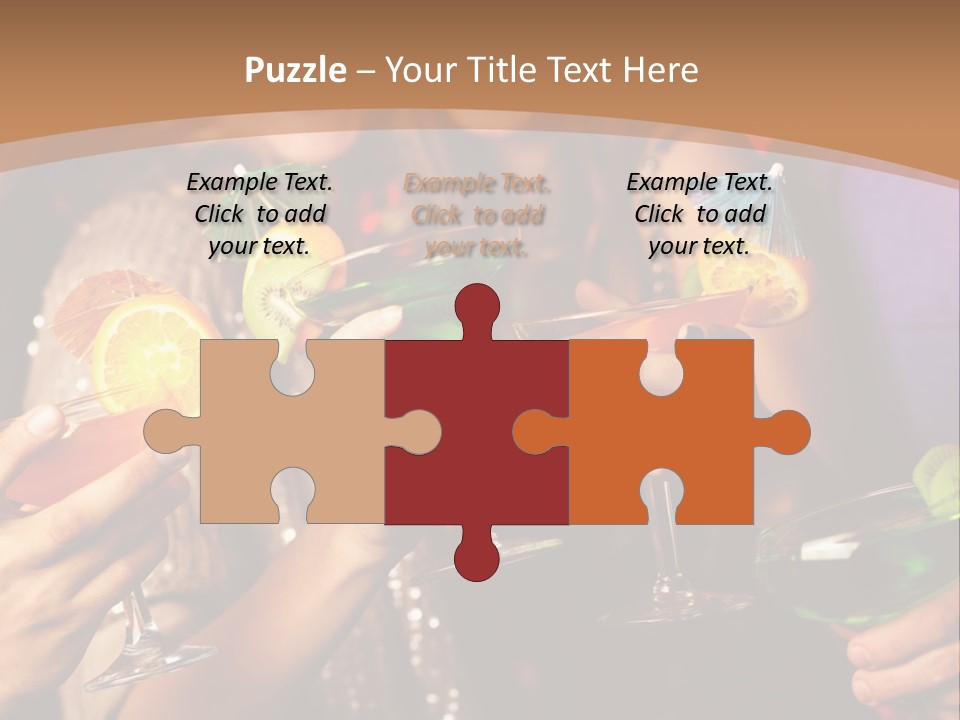 Male Guy Bar PowerPoint Template