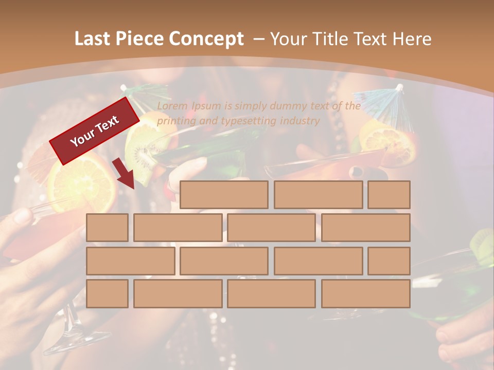 Male Guy Bar PowerPoint Template