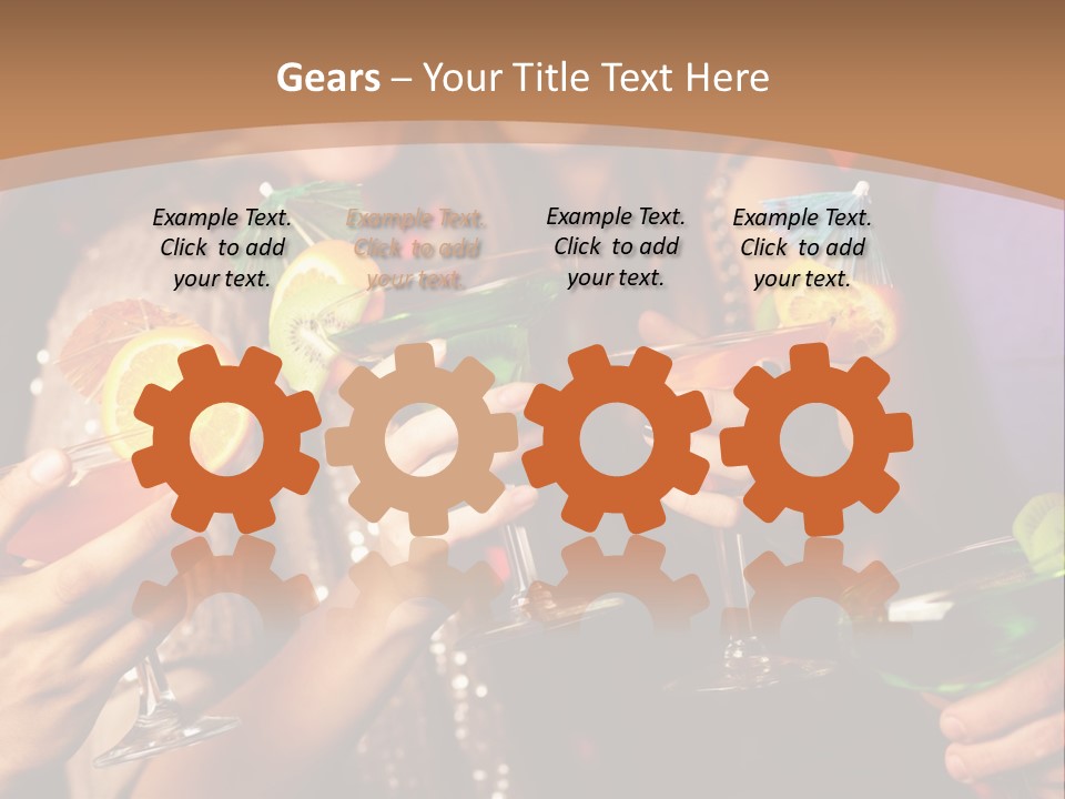 Male Guy Bar PowerPoint Template