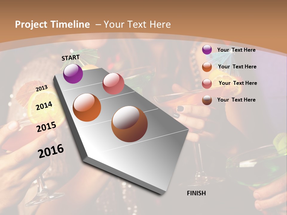 Male Guy Bar PowerPoint Template