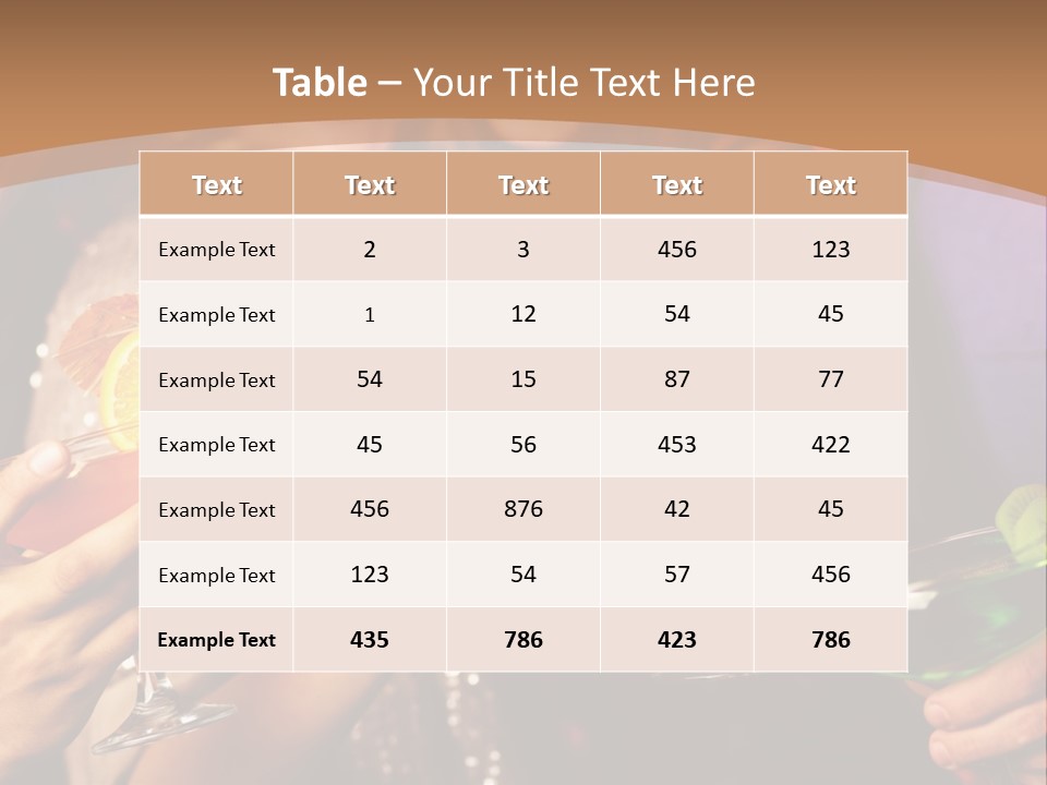 Male Guy Bar PowerPoint Template