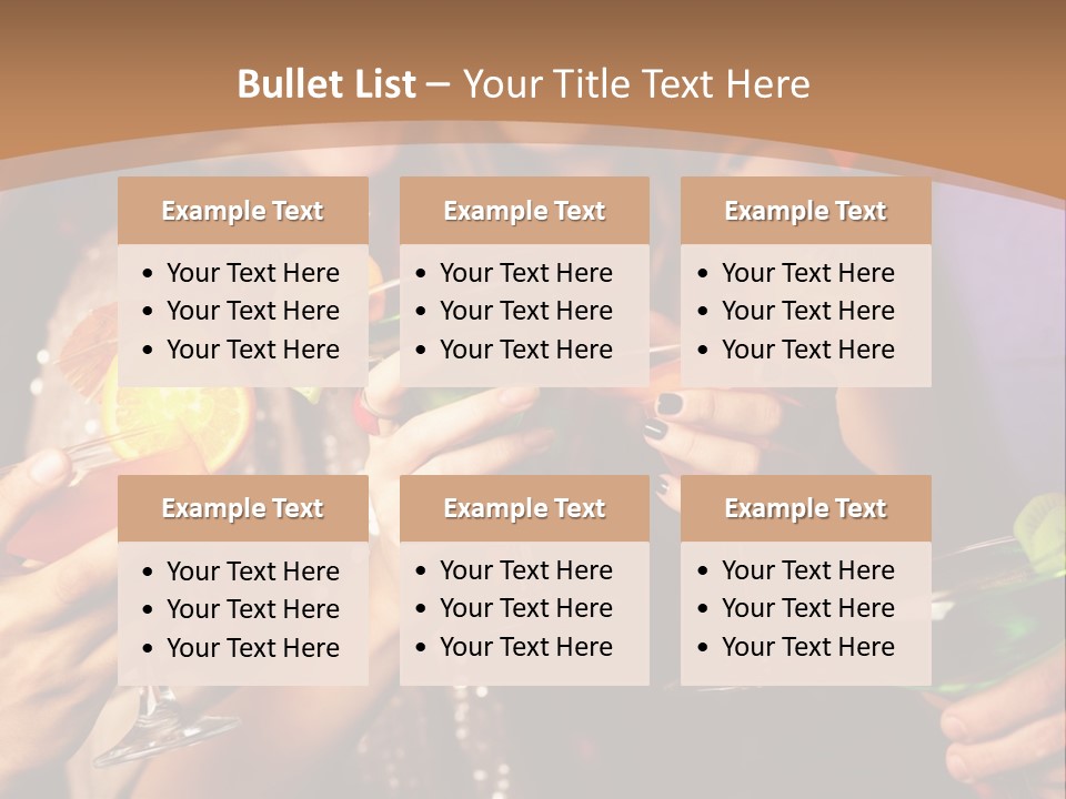 Male Guy Bar PowerPoint Template