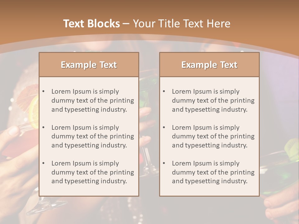 Male Guy Bar PowerPoint Template