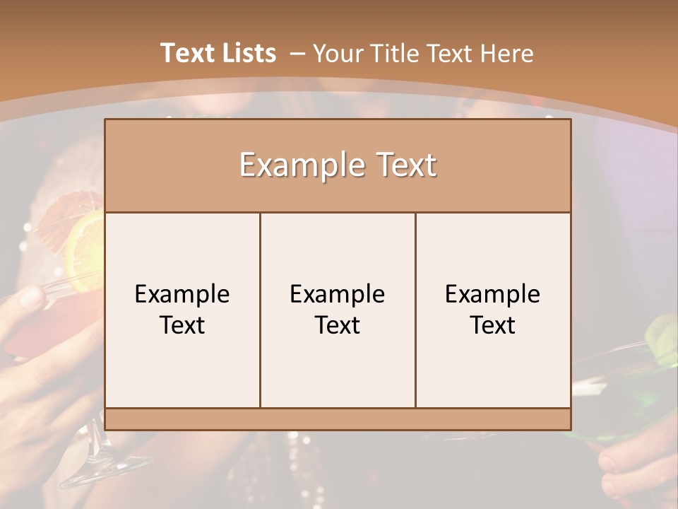 Male Guy Bar PowerPoint Template