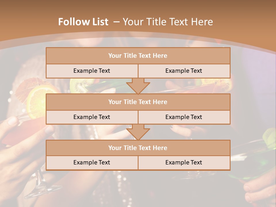 Male Guy Bar PowerPoint Template