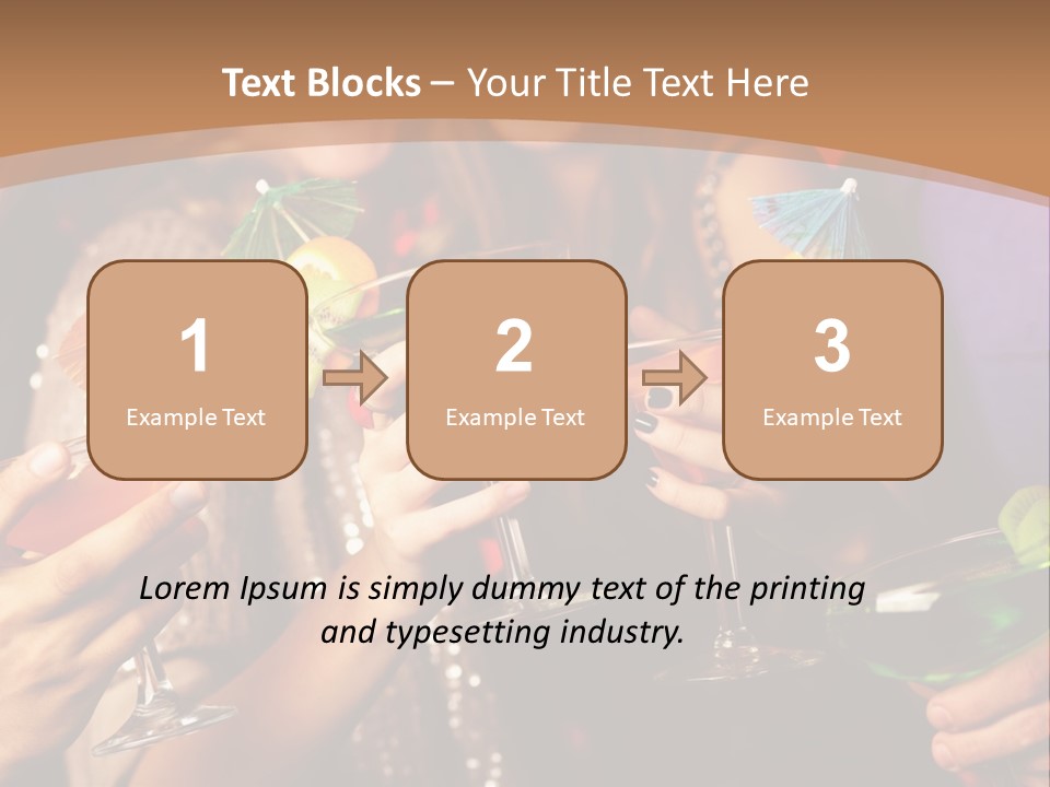 Male Guy Bar PowerPoint Template