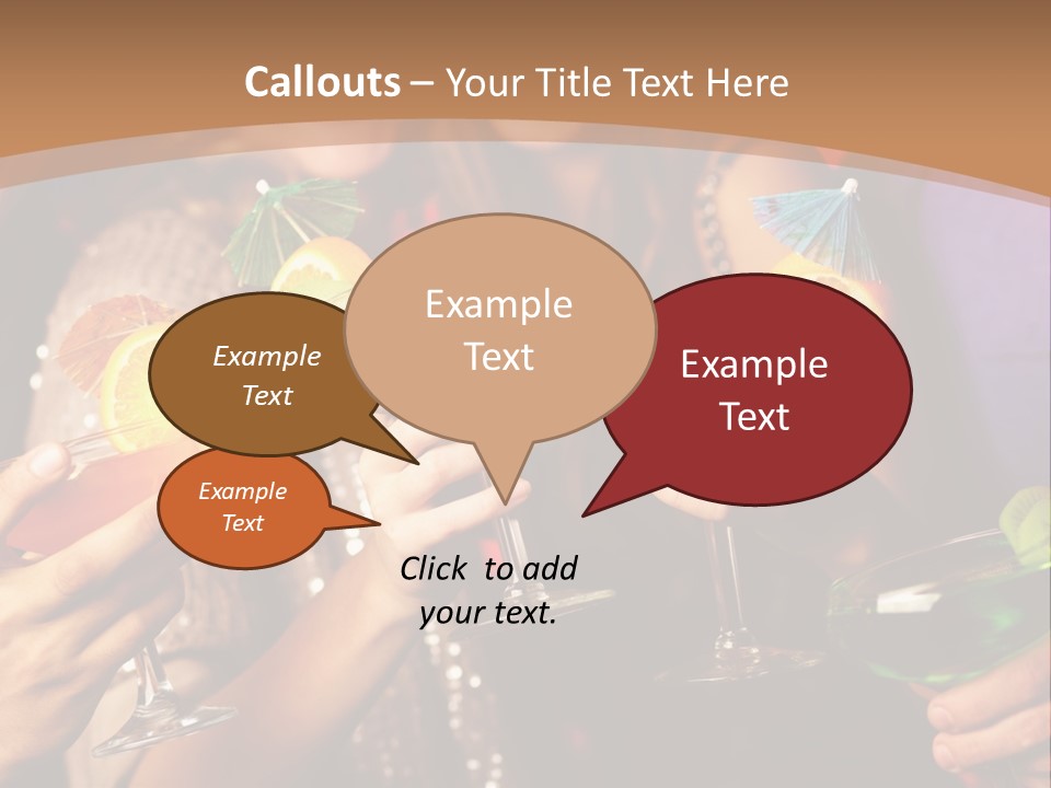Male Guy Bar PowerPoint Template