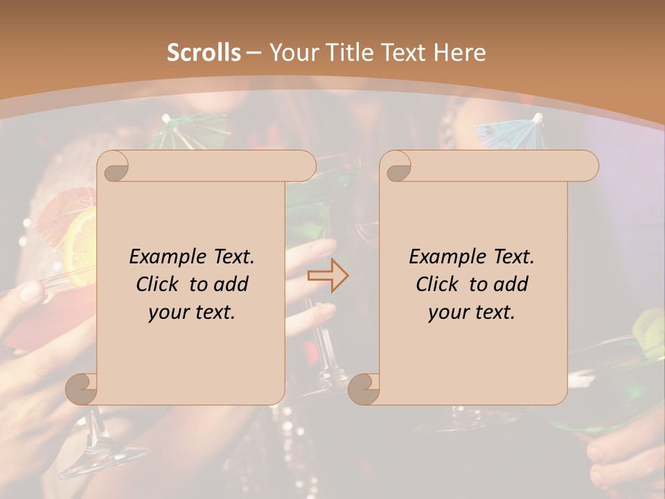 Male Guy Bar PowerPoint Template