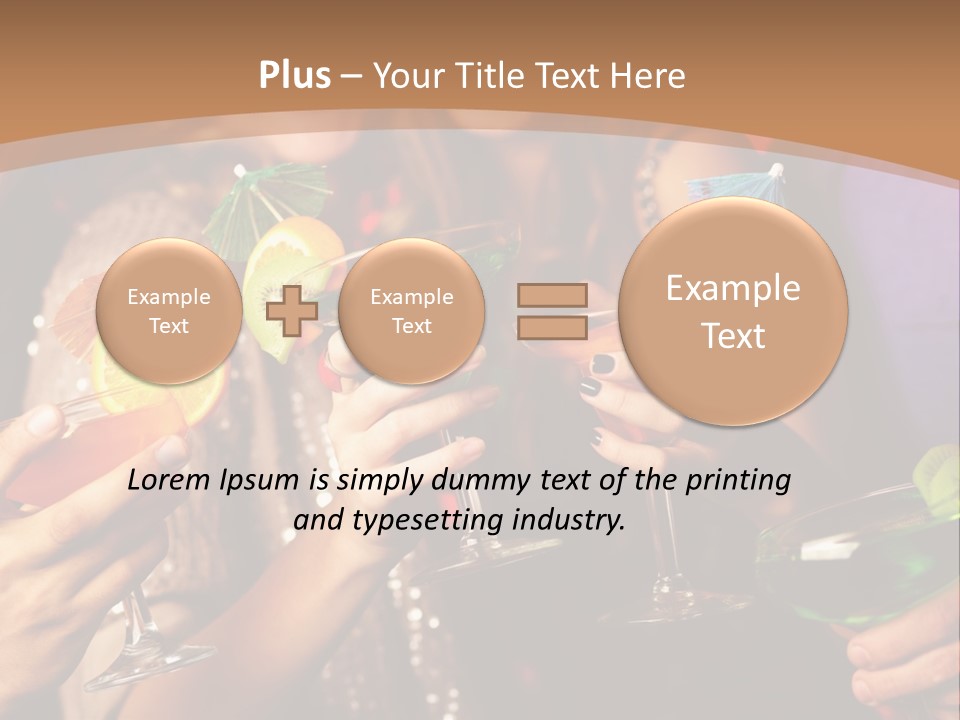 Male Guy Bar PowerPoint Template