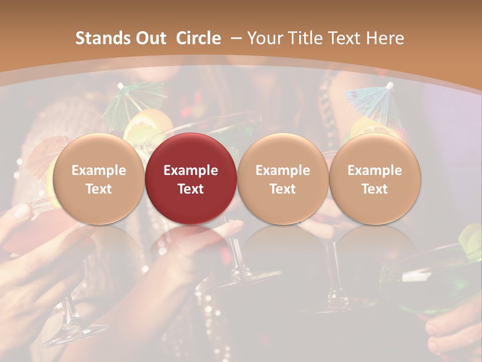 Male Guy Bar PowerPoint Template