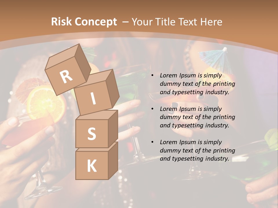 Male Guy Bar PowerPoint Template