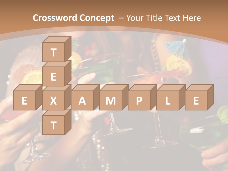 Male Guy Bar PowerPoint Template