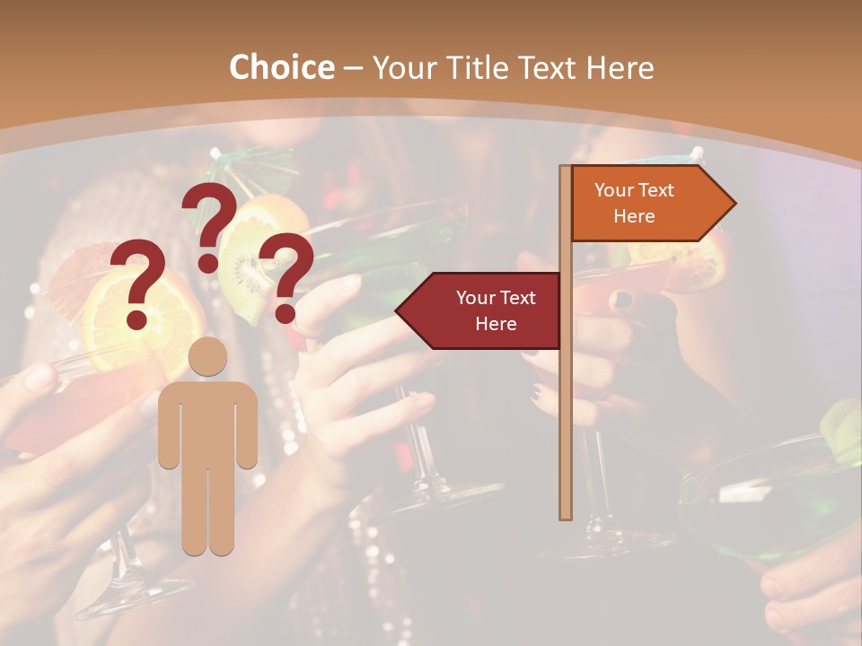 Male Guy Bar PowerPoint Template