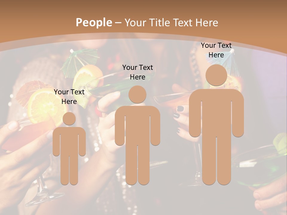 Male Guy Bar PowerPoint Template