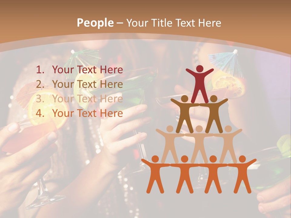 Male Guy Bar PowerPoint Template