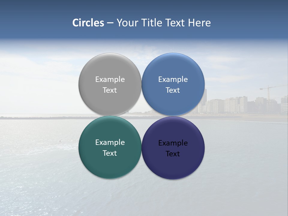 Belgium Beach Relaxation PowerPoint Template