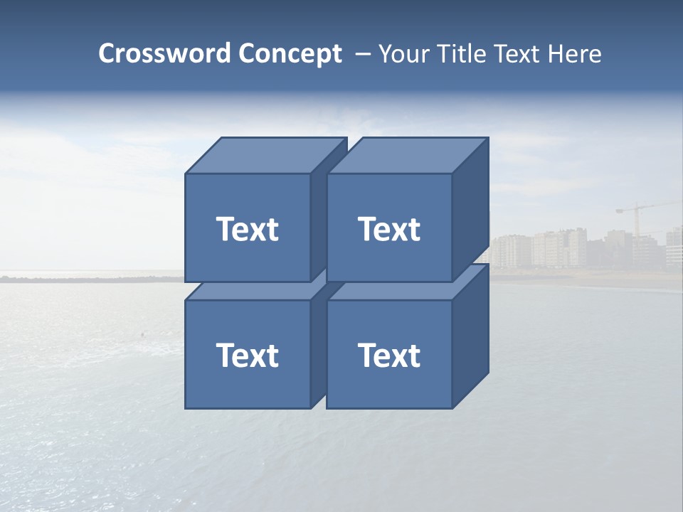 Belgium Beach Relaxation PowerPoint Template