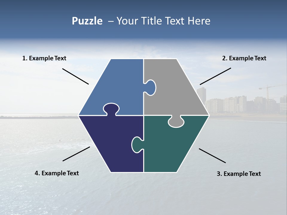 Belgium Beach Relaxation PowerPoint Template