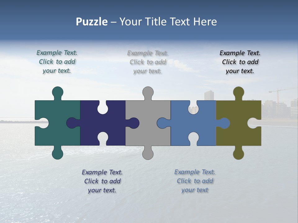 Belgium Beach Relaxation PowerPoint Template