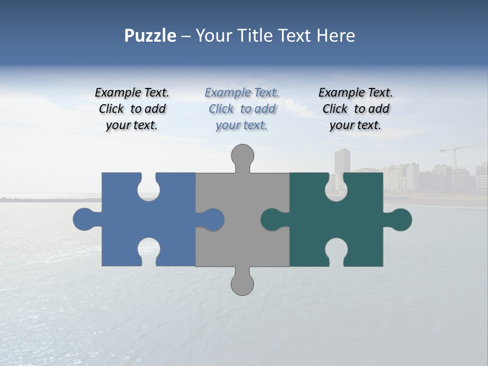 Belgium Beach Relaxation PowerPoint Template