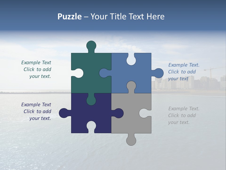 Belgium Beach Relaxation PowerPoint Template