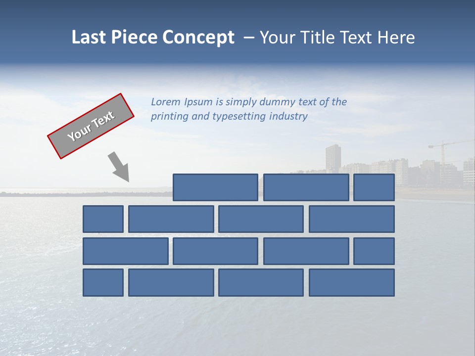 Belgium Beach Relaxation PowerPoint Template