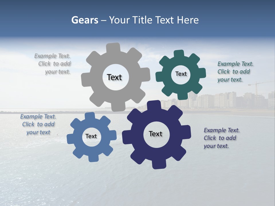 Belgium Beach Relaxation PowerPoint Template