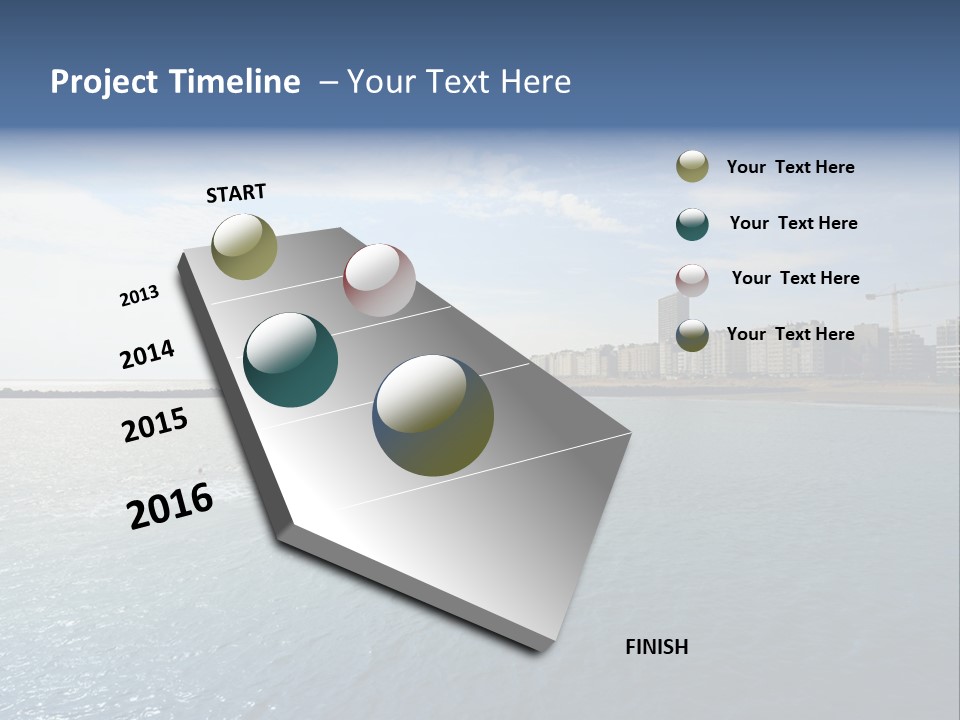 Belgium Beach Relaxation PowerPoint Template