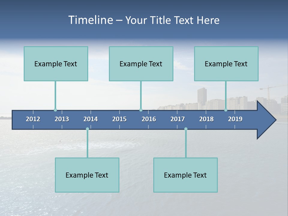 Belgium Beach Relaxation PowerPoint Template