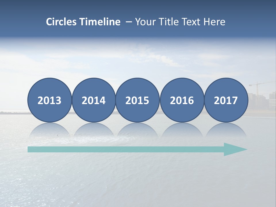 Belgium Beach Relaxation PowerPoint Template