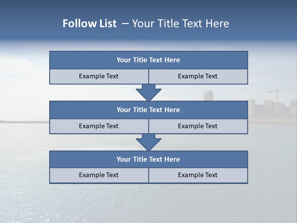 Belgium Beach Relaxation PowerPoint Template