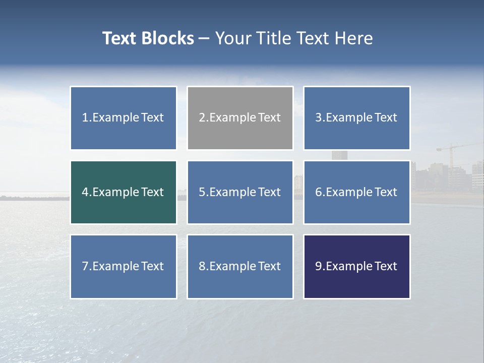 Belgium Beach Relaxation PowerPoint Template