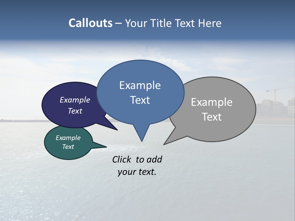 Belgium Beach Relaxation PowerPoint Template