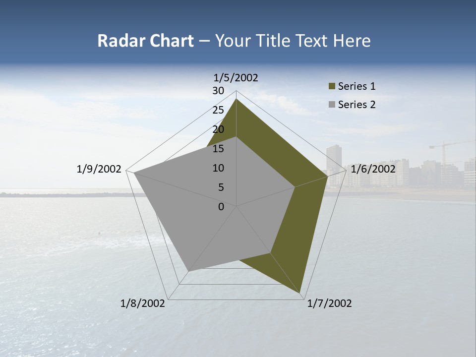 Belgium Beach Relaxation PowerPoint Template