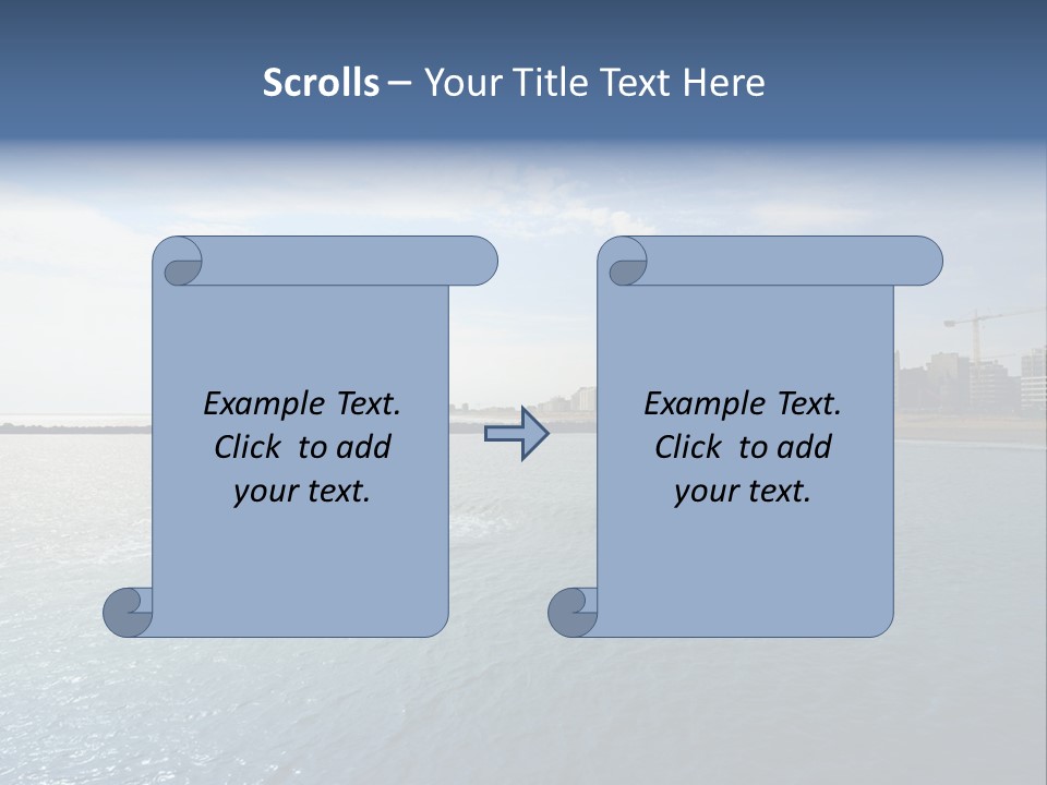 Belgium Beach Relaxation PowerPoint Template