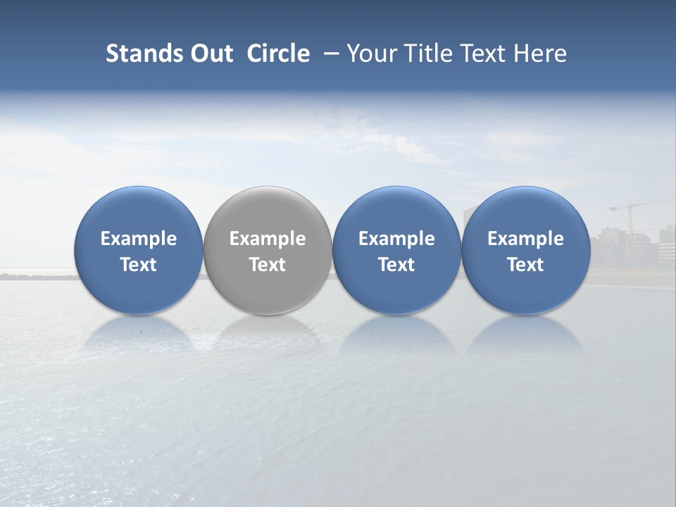 Belgium Beach Relaxation PowerPoint Template