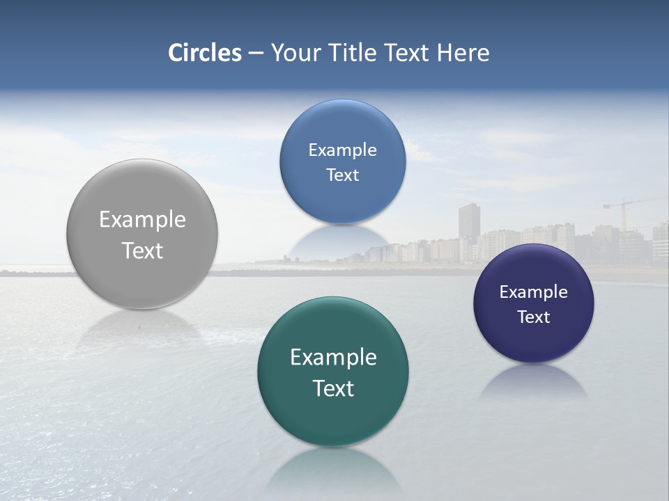 Belgium Beach Relaxation PowerPoint Template