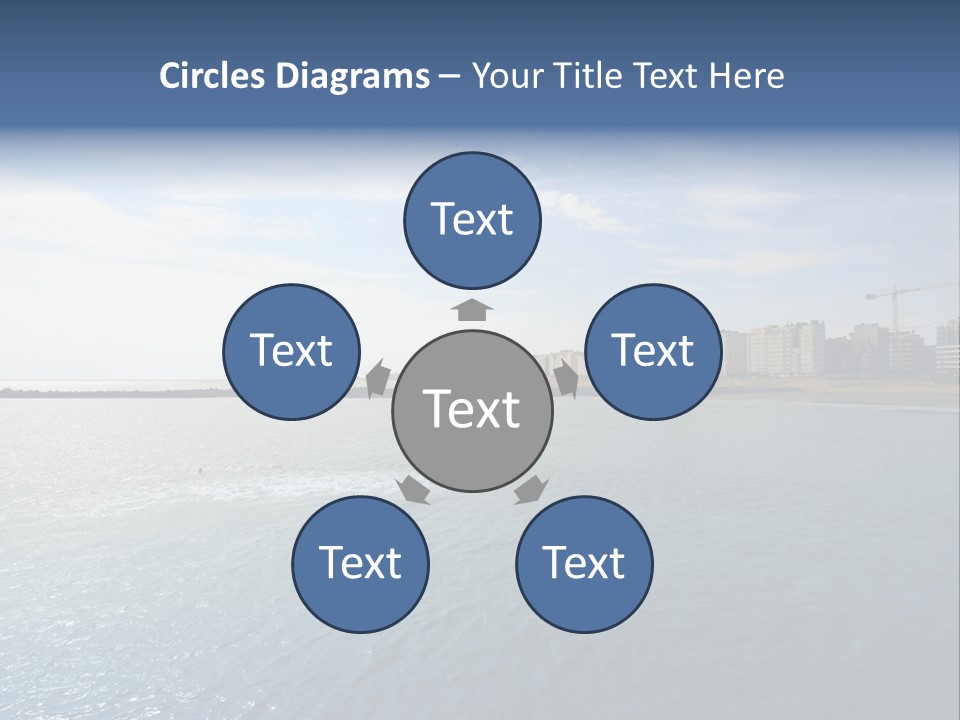 Belgium Beach Relaxation PowerPoint Template